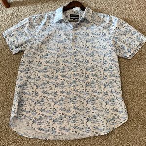 Bonobos Slim Fit - white with boats